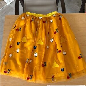 Hanna Andersson Disney Collection Beauty and The Beast Tulle Skirt